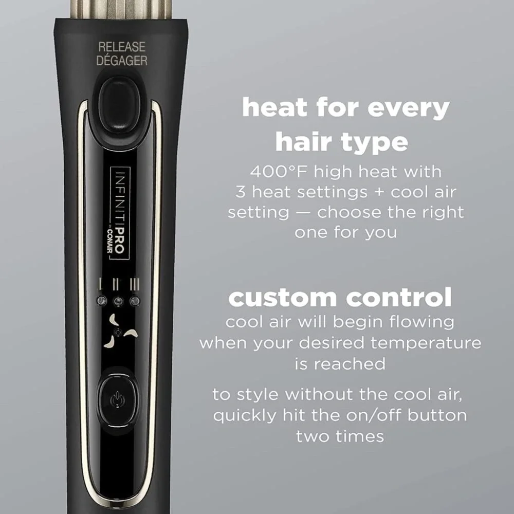 INFINITIPRO BY CONAIR Cool Air Curler, Set and Protect for Ultimate Hair Protect - Picture 5 of 9